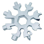 18-in-1 Portable Stainless Steel Snowflake Multi-Tool - CAB industries