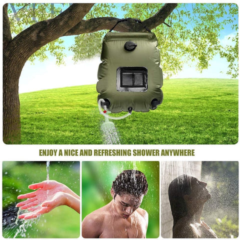 Outdoor Camping Hiking Solar Shower Bag - CAB industries