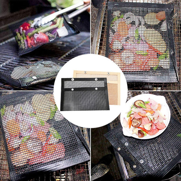 Reusable Non-Stick BBQ Mesh Grill Bags - CAB industries