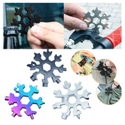 18-in-1 Portable Stainless Steel Snowflake Multi-Tool - CAB industries