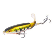 Whopper Popper Topwater Bait Hard Plopper Soft Rotating Tail Fishing Tackle Fishing Bait - CAB industries