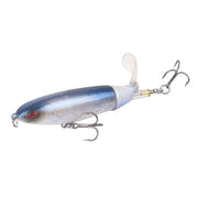 Whopper Popper Topwater Bait Hard Plopper Soft Rotating Tail Fishing Tackle Fishing Bait - CAB industries