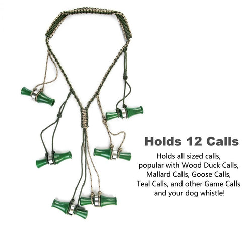 Hunting Decoy Call Lanyard Paracord Rope for Duck/Mallard/Pheasant/Goose Decoys Whistle Strap Sling Hunter Game Hunting Goods - CAB industries