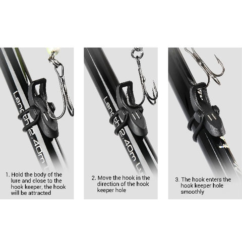 Magnetic Hanging Hooks Fishing Pole Holder - CAB industries